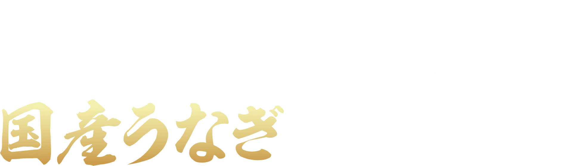 大森淡水グループ鰻樂の国産うなぎを使用しています。